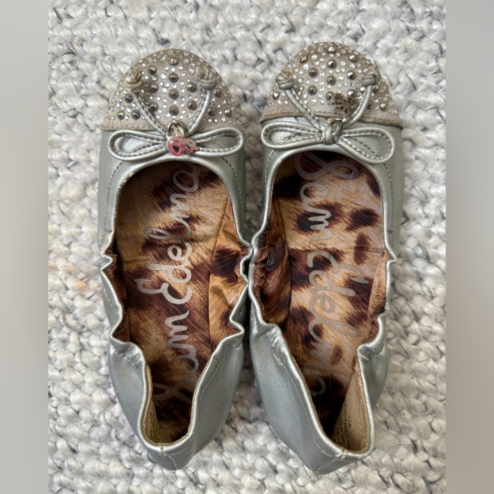 Sam Edelman Silver Studded Flats
